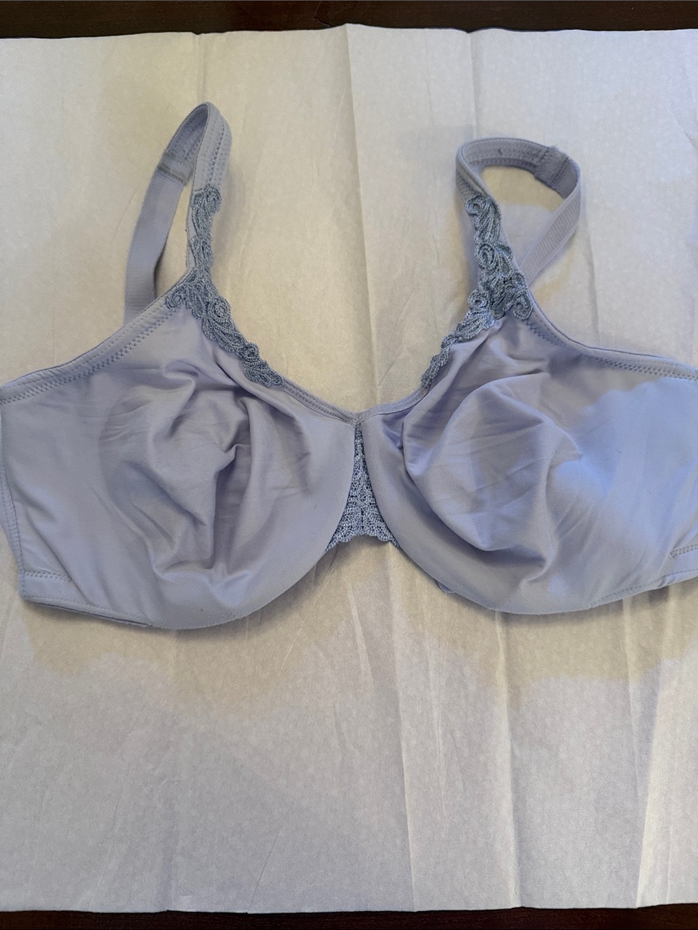 Wacoal Light Lavender Lace-Trim Underwire Bra
